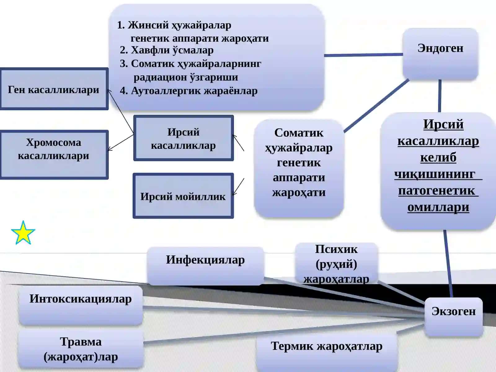 Одамларда учрайдиган ирсий касалликлар. Тиббий генетик маслаҳат 2