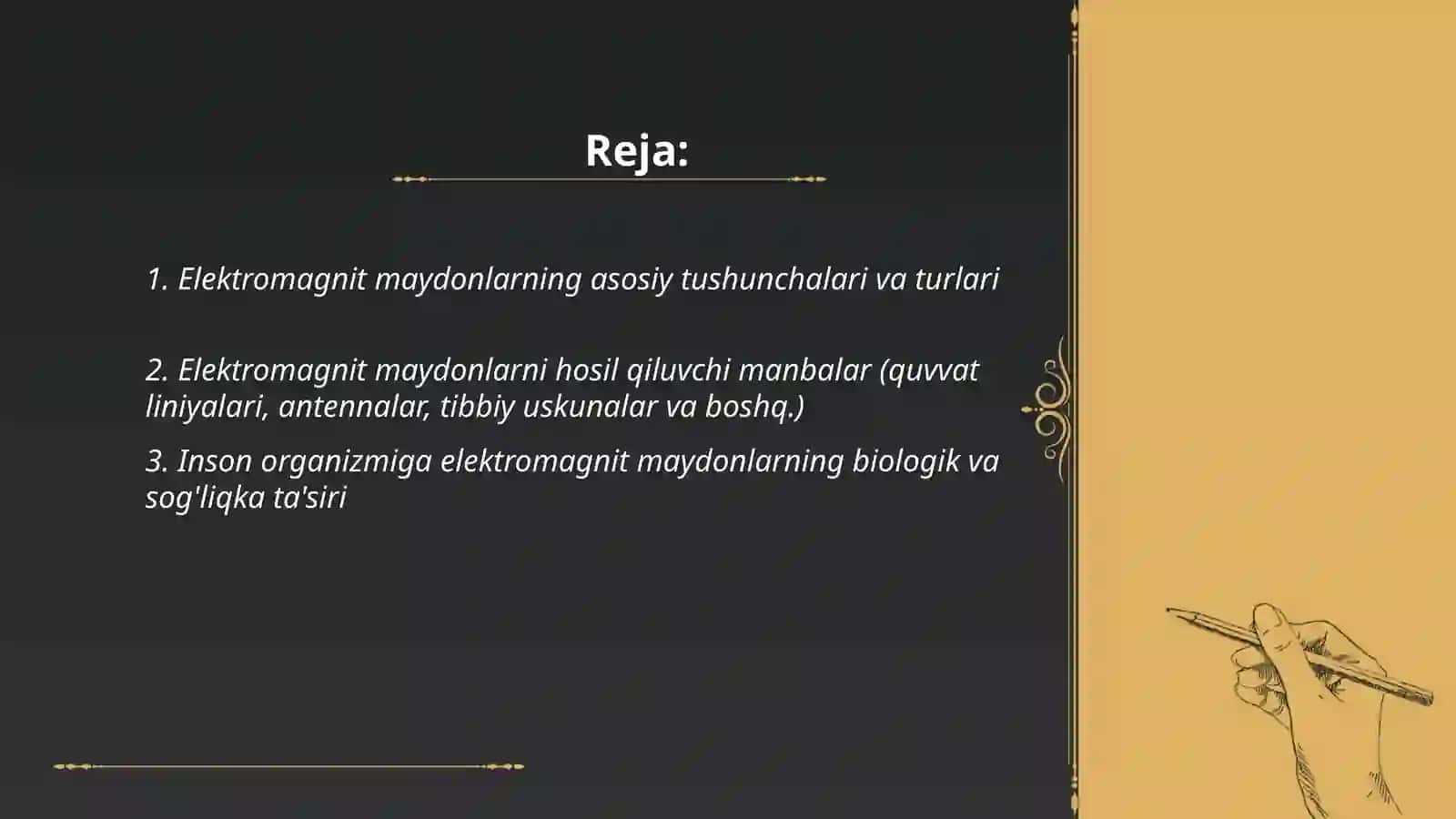 Elektromagnit maydonlari 2