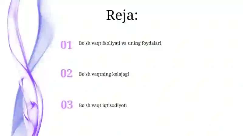 Bo'sh vaqtda faol bo'lish 2