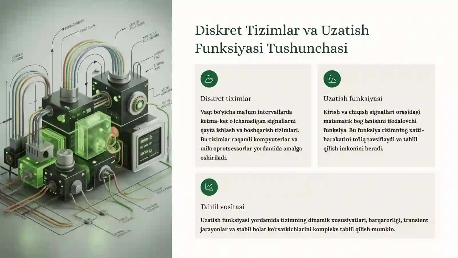 Diskret Signallar Uchun Uzatish Funksiyasi 2