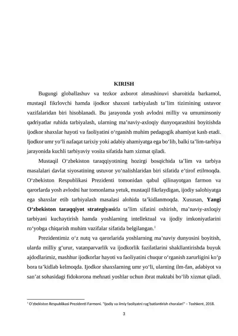 IJODKOR UMR YO‘LINI O‘RGANISHNING PEDAGOGIK ZARURIYATI 2