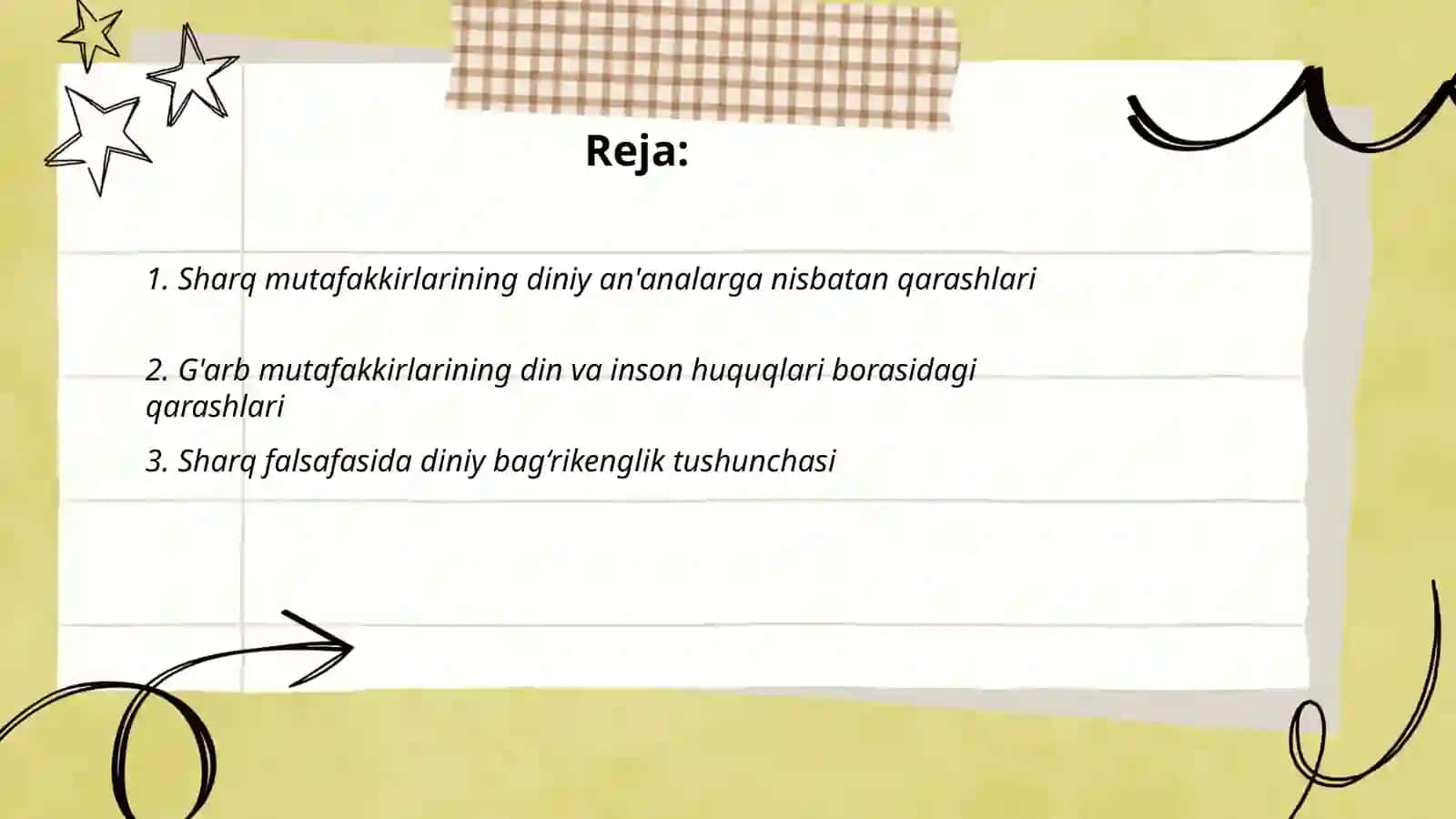 Sharq va G'arb mutafakkirlarining dinga nisbatan qarashlari 2