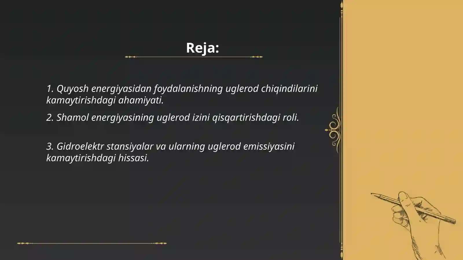 Quyosh energiyasidan foydalanishning uglerod chiqindilarini kamaytirishdagi ahamiyati 2