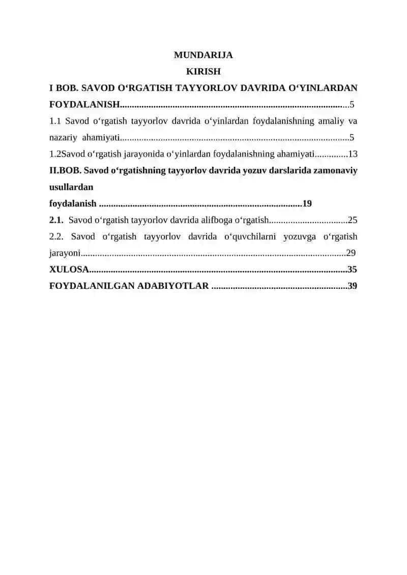 Savod oʻrgatish tayyorlov davrida oʻyinlardan foydalanish 2