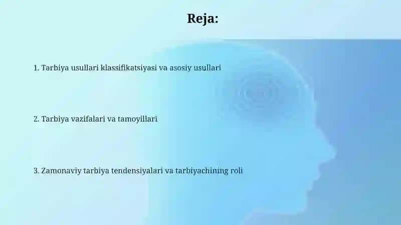 Tarbiyaning umumiy metodlari 2