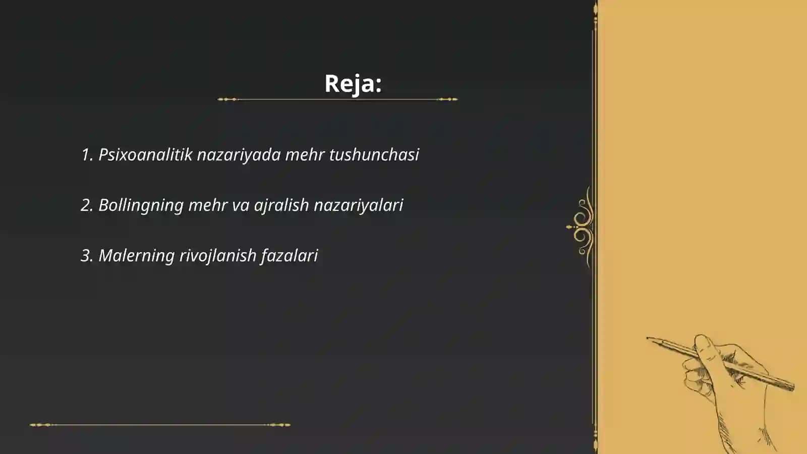 Mehr va Ajralish Muammolari 2