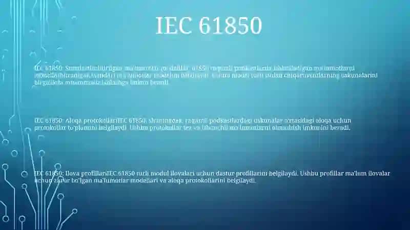 IEC 61850: Standartlashtirilgan Ma'lumotlar Modeli 2