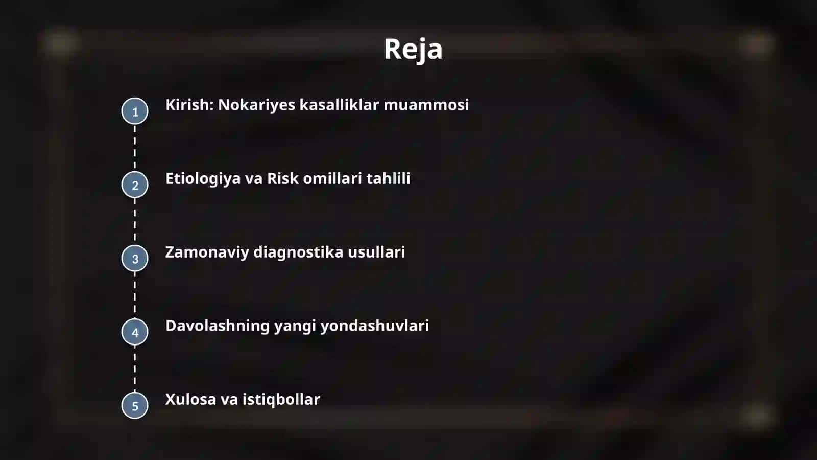 Nokariyes kasalliklarni zamonaviy davolash usullari 2