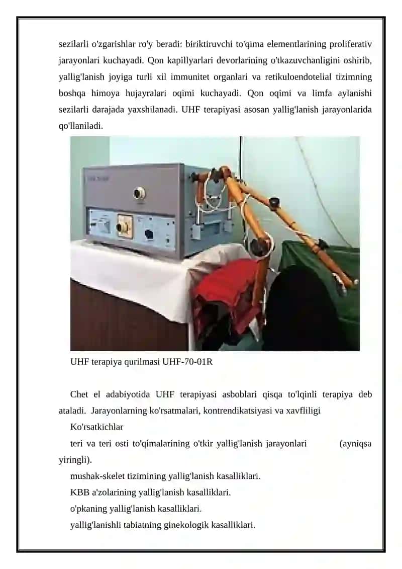 Yuqori chastotali apparatlar 2