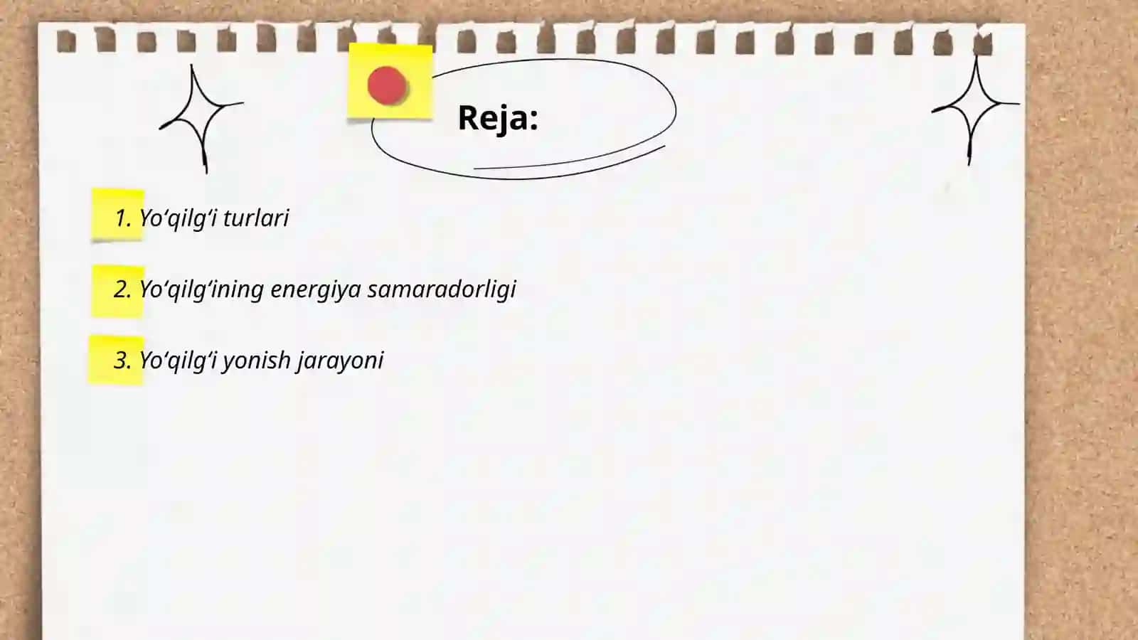 Yoqilgʻining solishtirma yonish issiqligi 2
