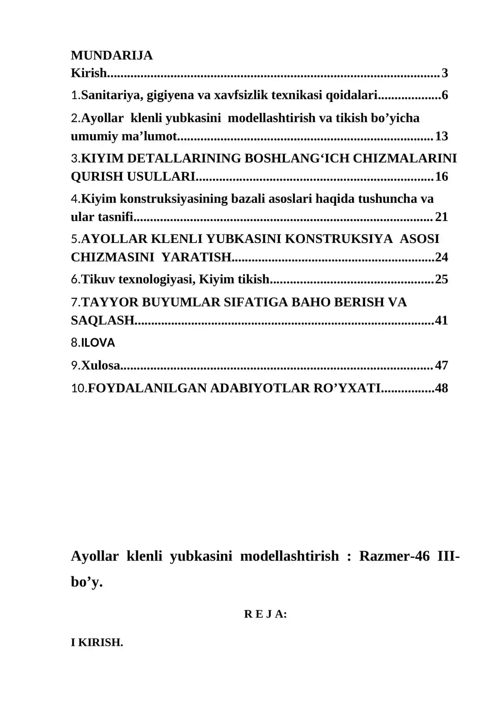 Ayollar klenli yubkasini modellashtirish 2