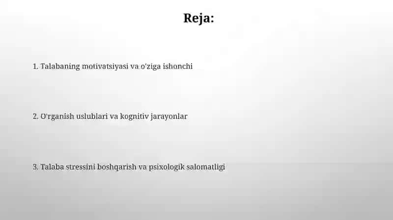 Talaba psixologiyasining muhim qirralari 2