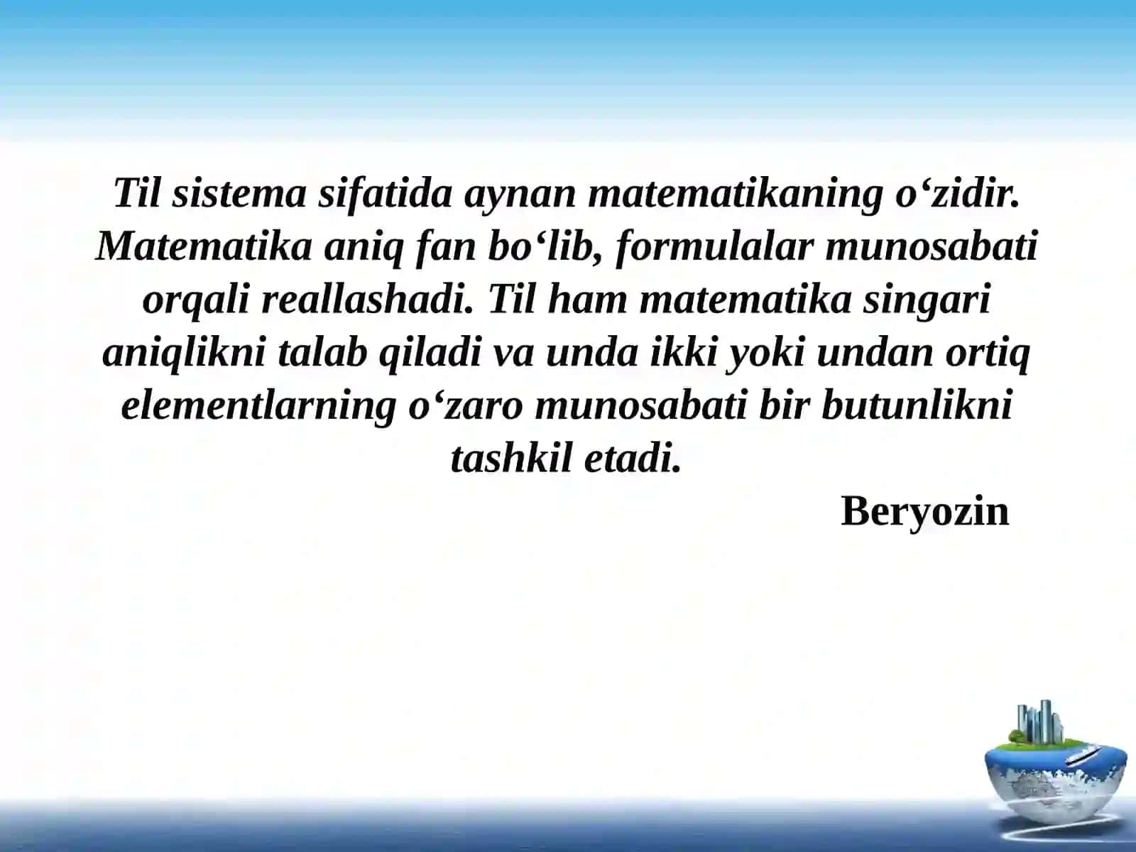 Kompyuter lingvistikasi faniga kirish.Fanningyo‘nalishlari va metodlari 2