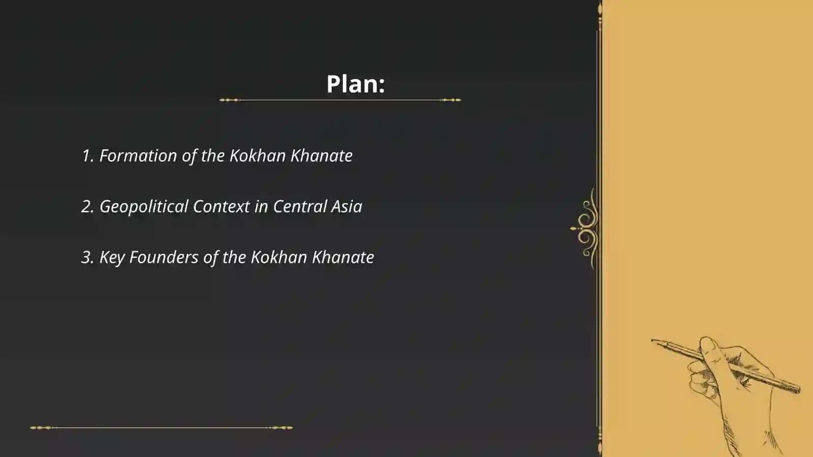 Formation of the Kokhan Khanate 2