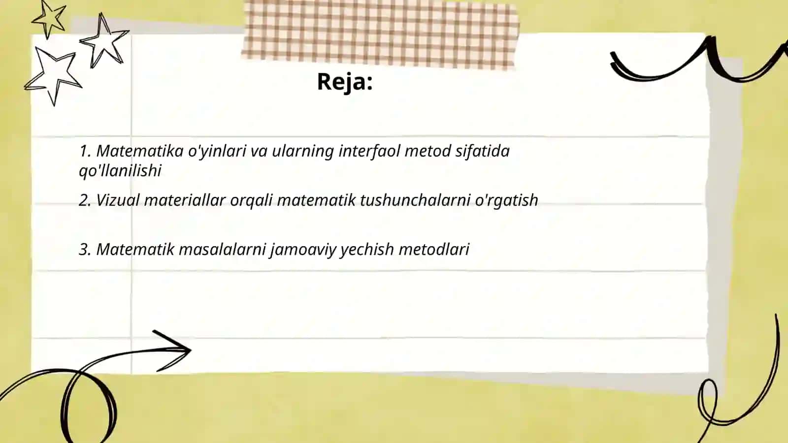 Boshlangʻich sinflarda matematika oʻqitishning interfaol metodlari 2