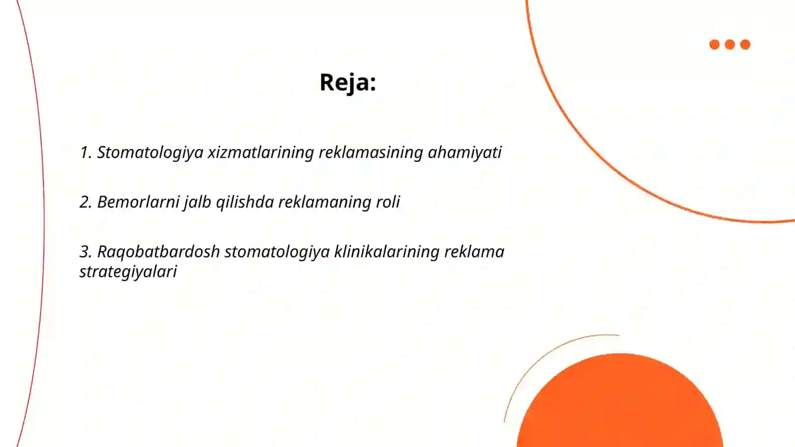 Sog'liqni saqlash muassasalari faoliyatida( stomatologiyada) reklama va uning ahamiyati 2