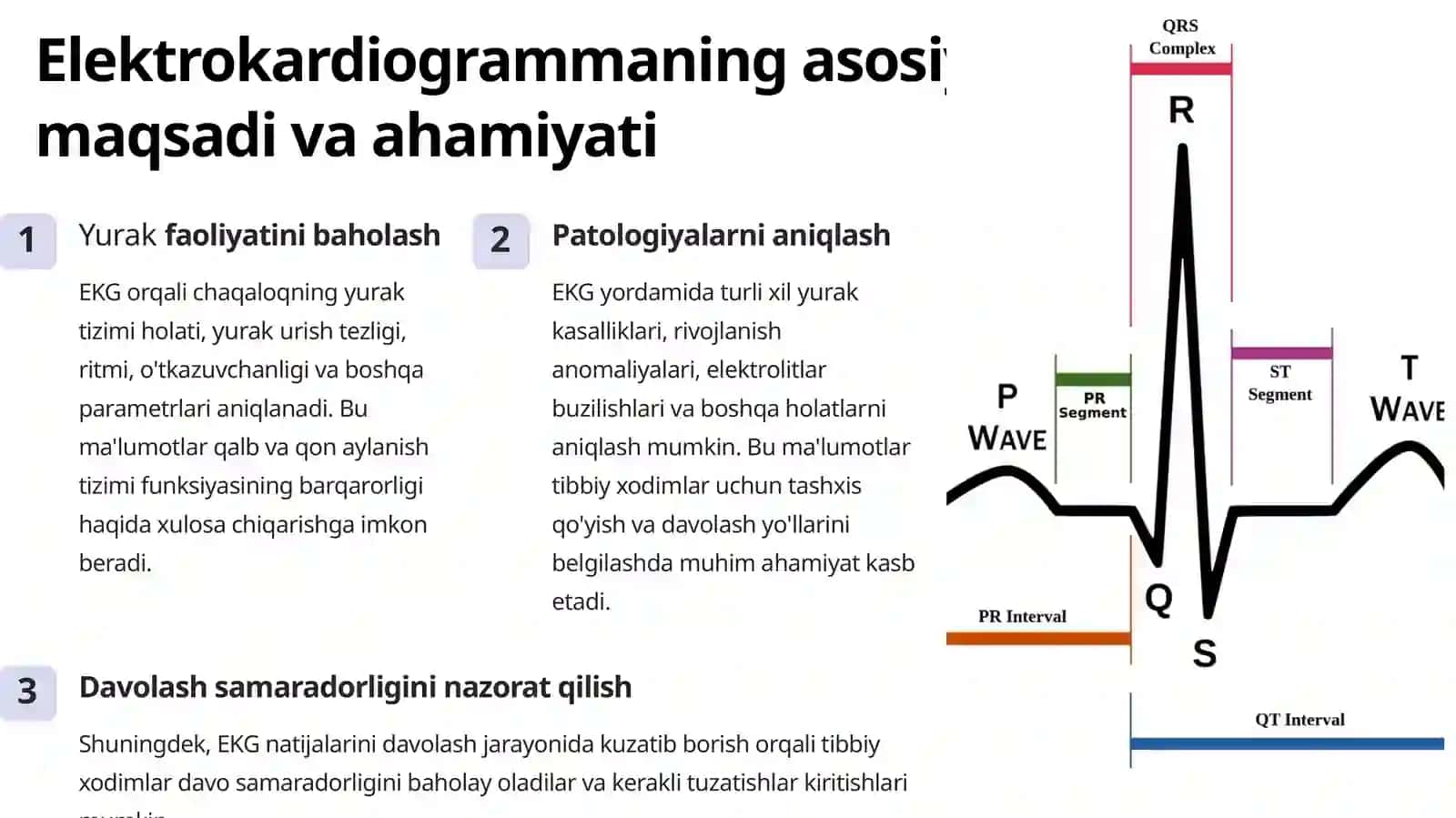 Yangi tug'ilgan chaqaloqlarda Elektrokardiograma va uning o'ziga xos xususiyatlari 2