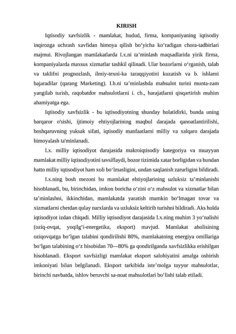 IQTISODIY XAVFSIZLIKNI TA'MINLASH TIZIMIDA SHAXS XAVFSIZLIGI MASALALARI 2