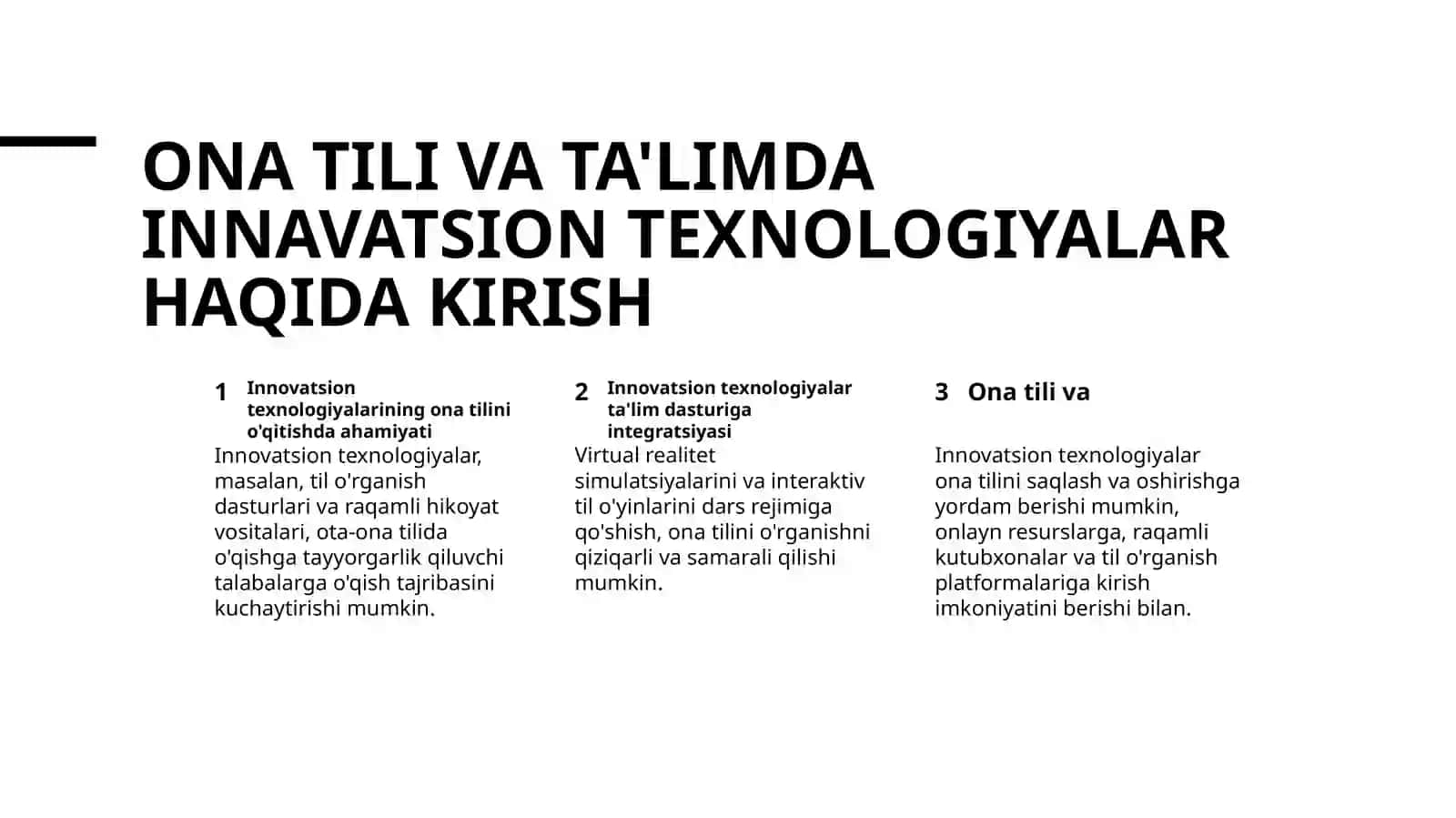 Ona tili va õqish savodxonligida innavatsion texnalogiyalar 2