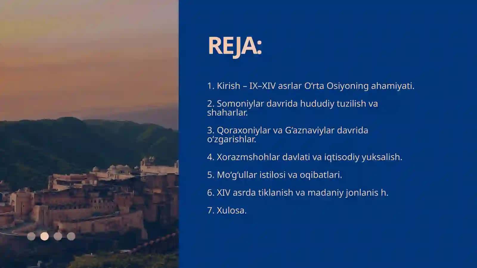 IX–XIV ASRLAR O‘RTALARIDA O‘RTA OSIYONING TARIXIY GEOGRAFIYASI 2