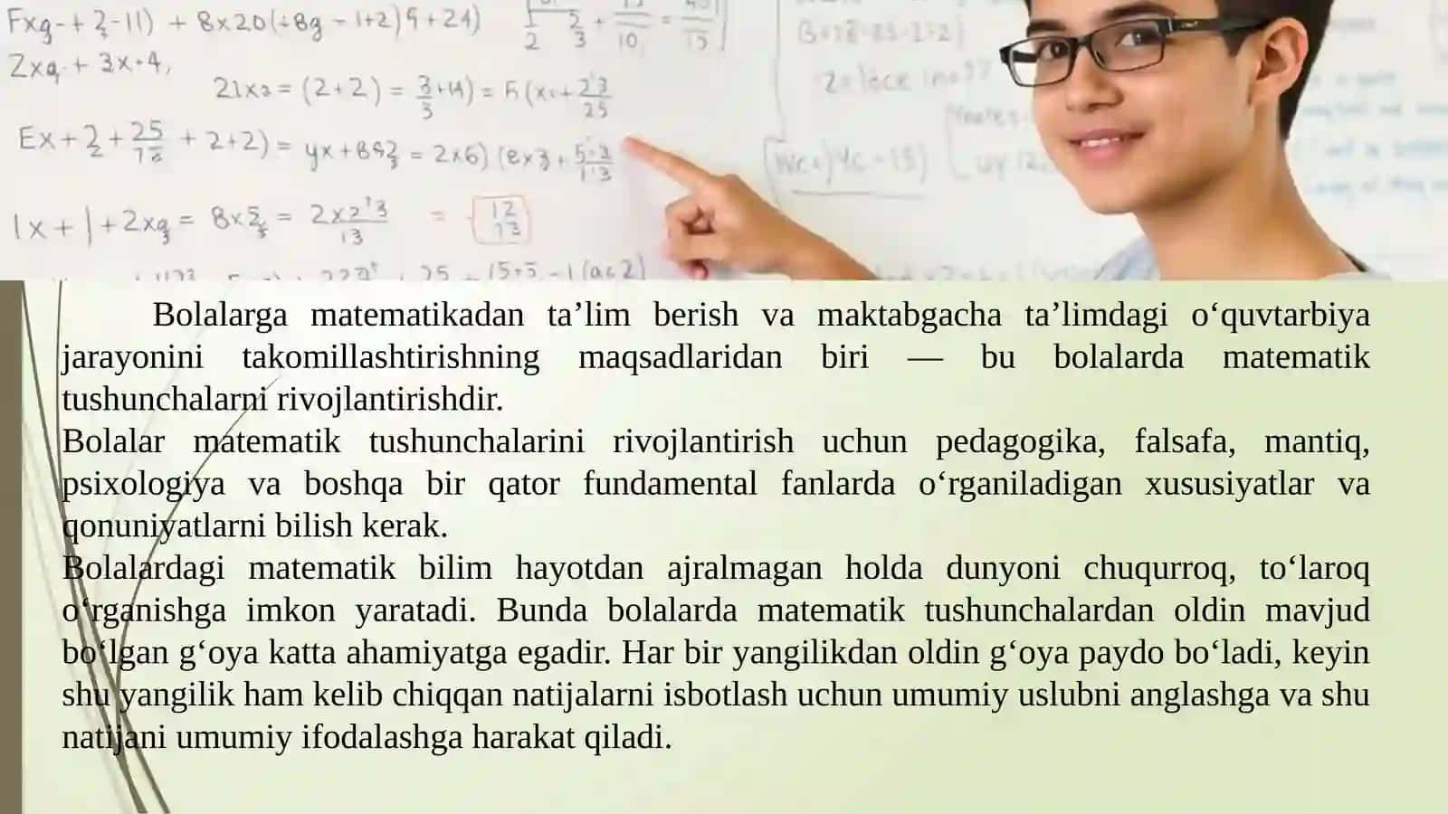 Matematik tushunchalar 2