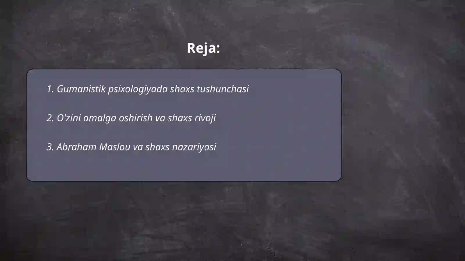 Gumanistik psixologiyada shaxs 2