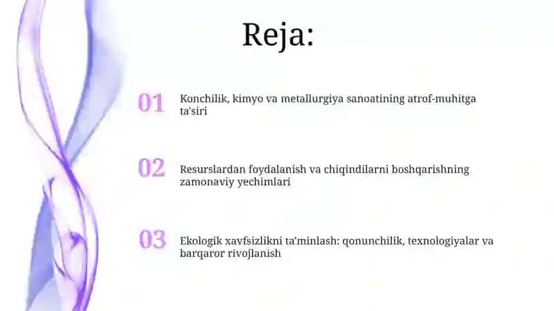 Tog‘-kon, kimyo, metallurgiya sanoati va atrof-muhit muhofazasi 2