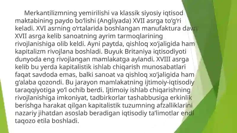 Klassik iqtisodiy maktab 2