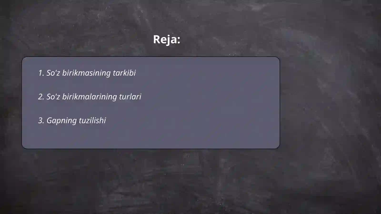 So'z birikmasi va gap ustida ishlash 2
