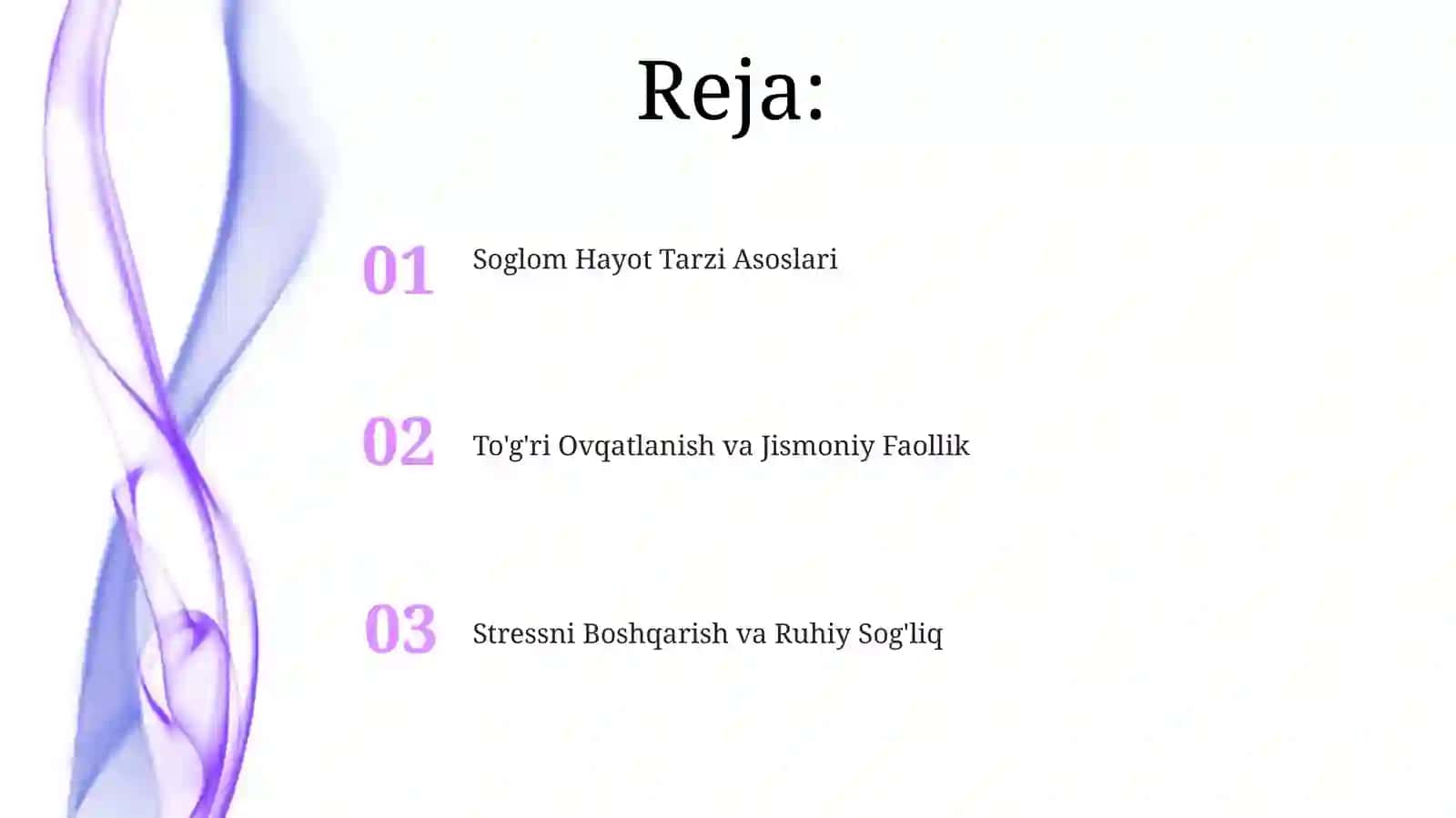 Soglom Hayot Tarzi Asoslari 2