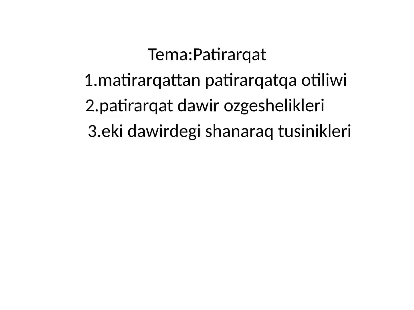 Abatbaev Aymirza va Azatbaev Sharyardin Insan Evolyutsiyasi 2