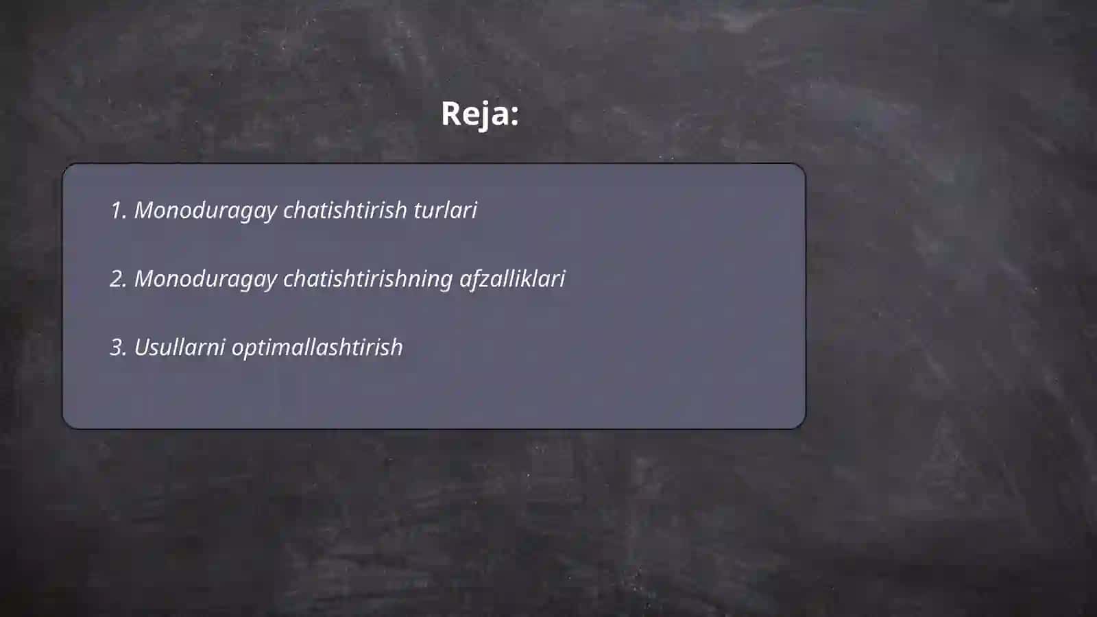 Monoduragay Chatishtirish 2