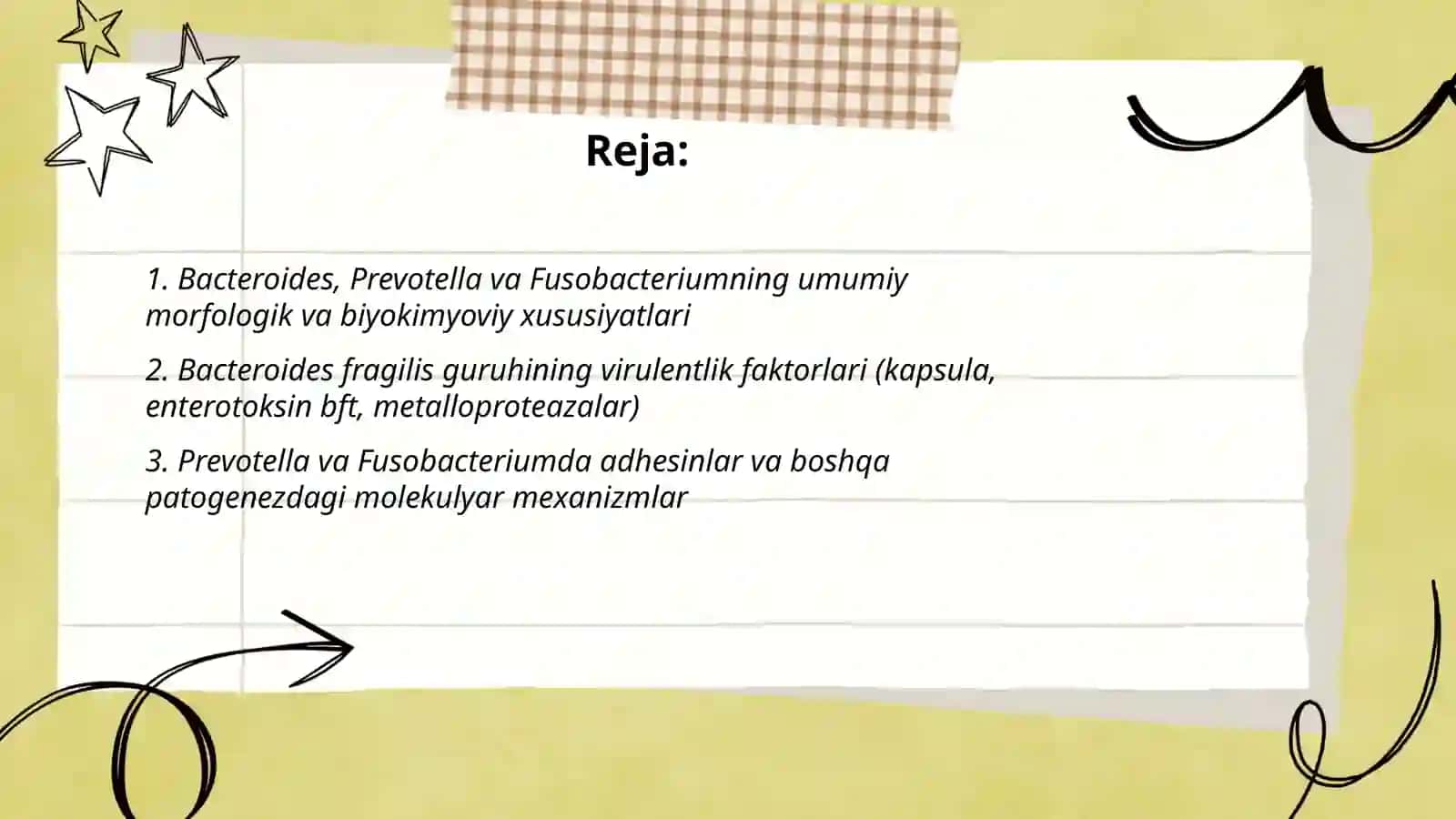 Patogen anaerob klostridial bo'lmagan infeksiya go'g'atuvchilari (Bacteroides, Prevotella, Fusobacterium) kasalliklar patogenezi, laborator tashhisi 2