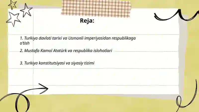 Turkiya davlati haqida 2
