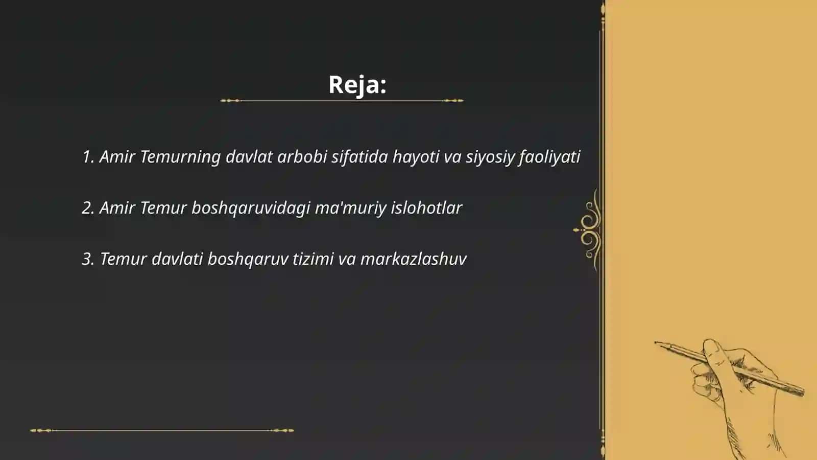 Amir Temur buyuk davlat arbobi 2