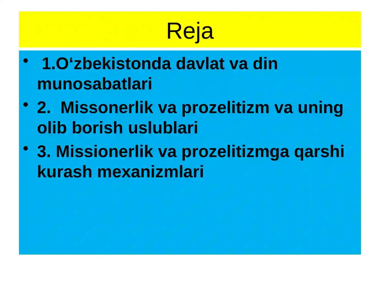 Missionerlik va Prozelitizm Siyosiy-Ijtimoiy Xavfi 2
