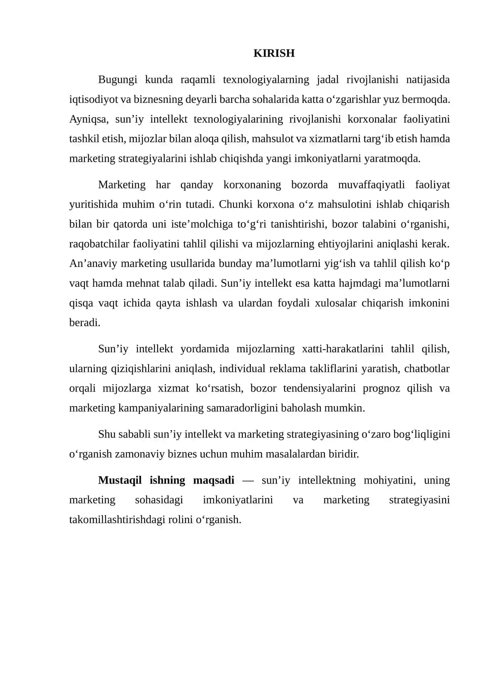 SUN’IY INTELLEKT VA MARKETING STRATEGIYASI 2