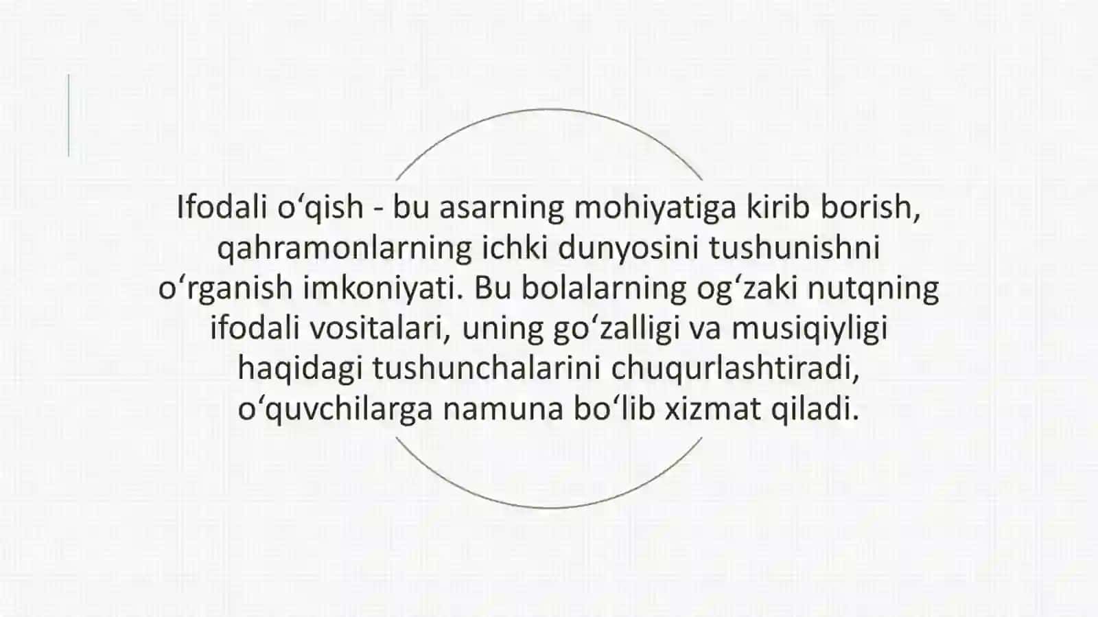 Boshlang‘ich sinf o‘quvchilarini o‘qishda ifodalilik 2