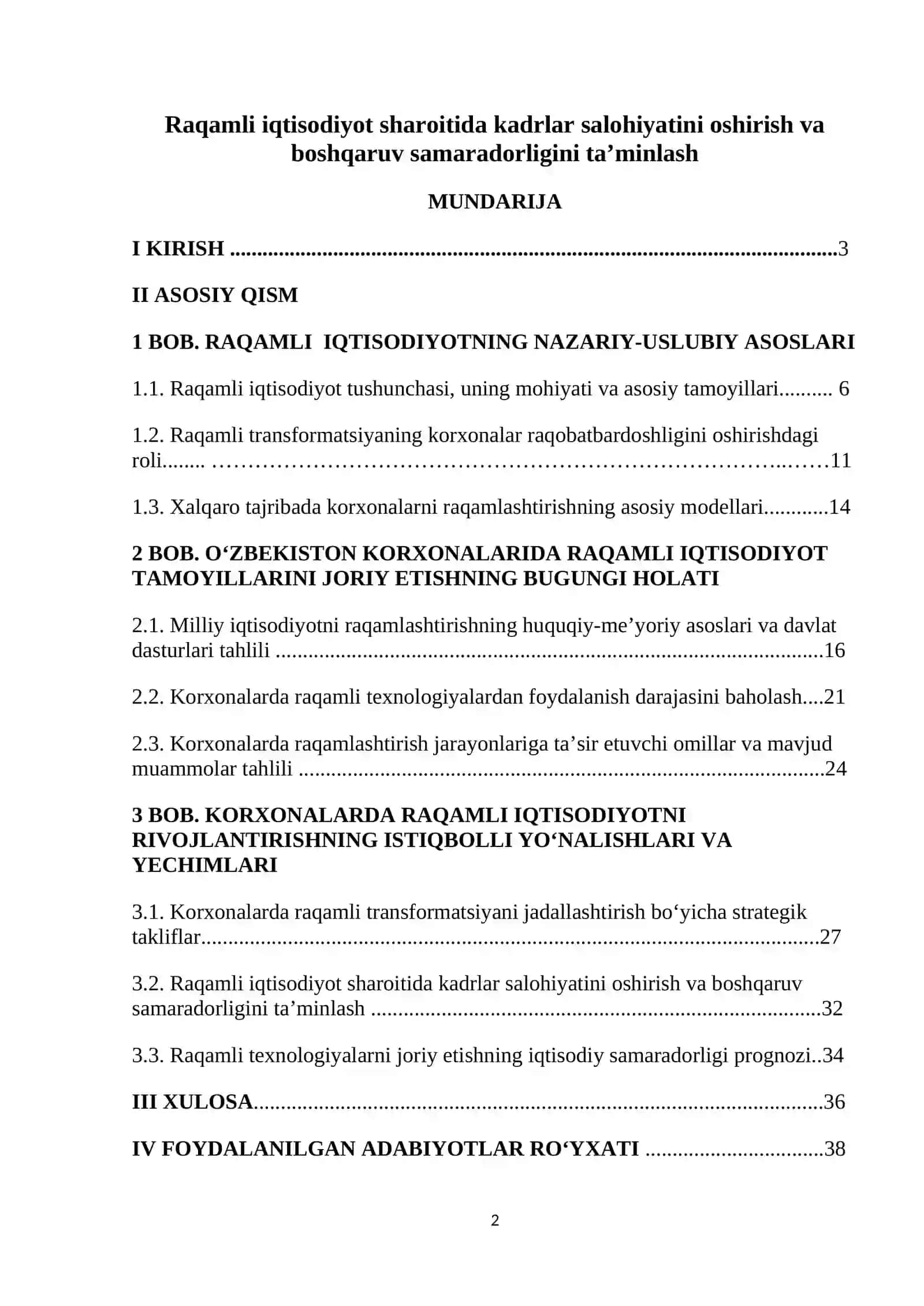 Raqamli iqtisodiyot sharoitida kadrlar salohiyatini oshirish va boshqaruv samaradorligini ta’minlash 2