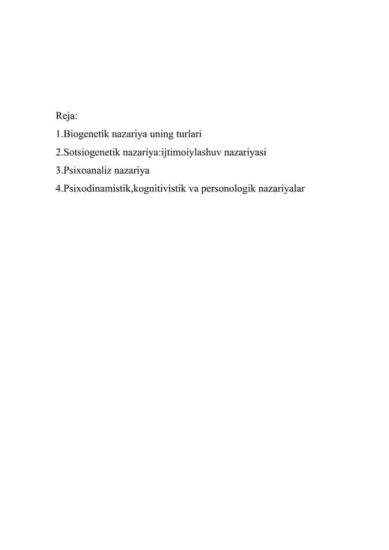 O’quv faoliyati nazariyalari 2