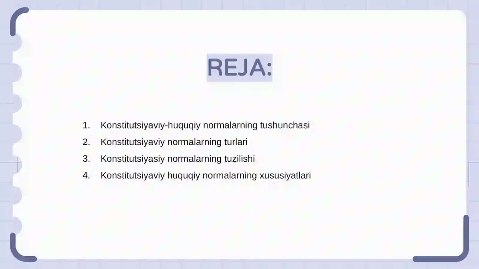 Konstitutsiyaviy-huquqiy normalarning tuzilishi va turlari 2