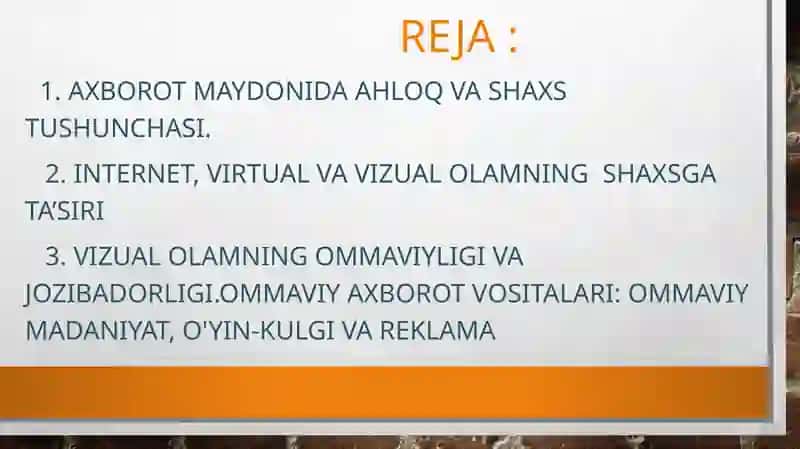 Internet, virtual va vizual olamning shaxsga ta’siri 2