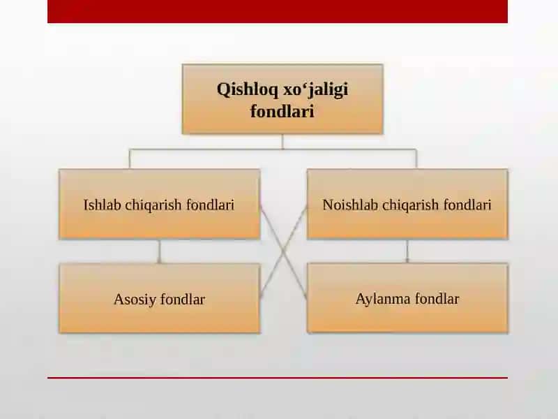 QISHLOQ XO‘JALIGINING ASOSIY VA AYLANMA FONDLARI, ULARDAN SAMARALI FOYDALANISH 2