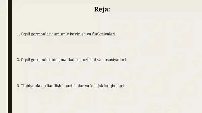 Gormonlar. Oqsil gormonlar, funksiyasi, tabiiy manbalari, xossalari 2