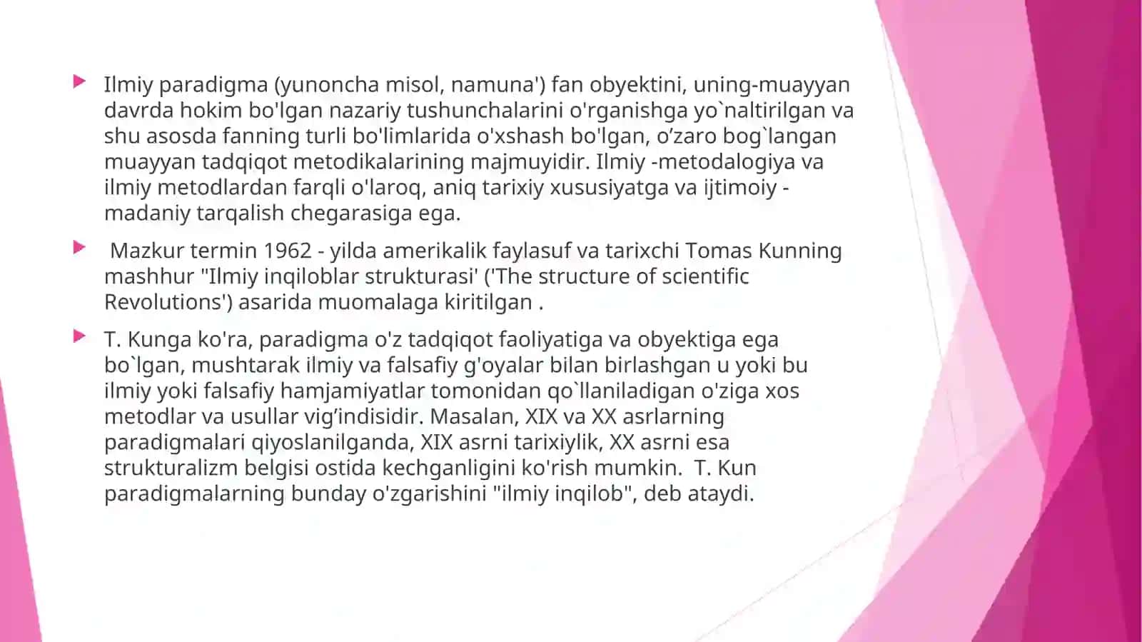 FANDA PARADIGMALAR ALMASHINUVI 2