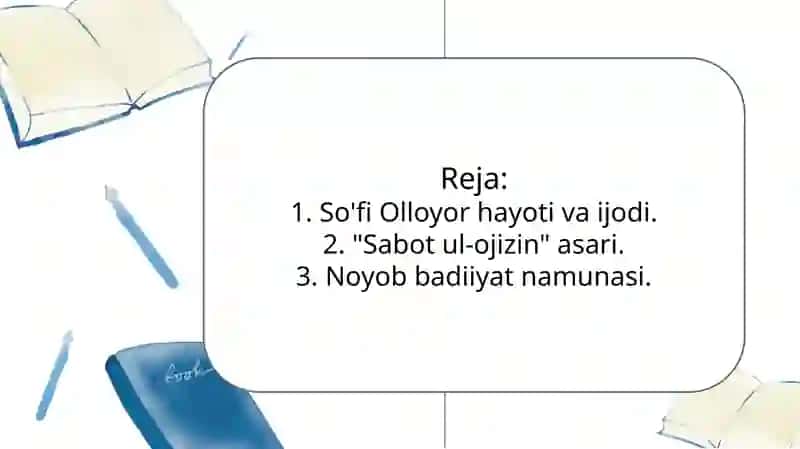 Sofi Ollayor va Sabotul-ojizin 2