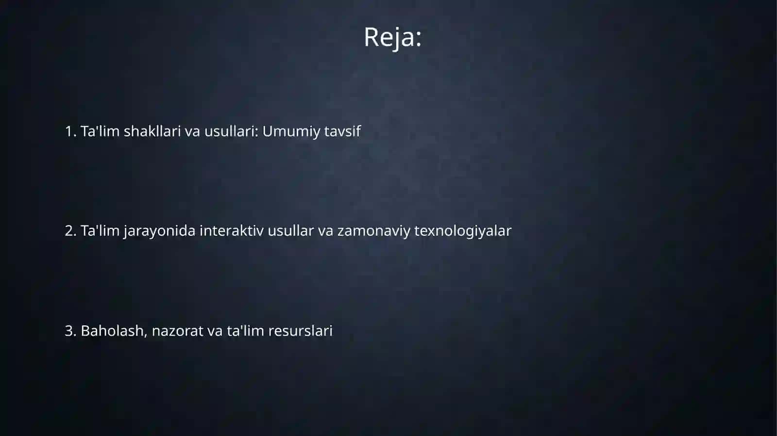 Tarbiya jarayonining shakillari va metodlari 2