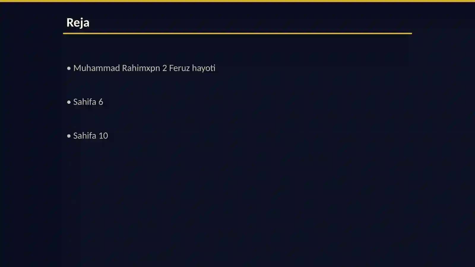 Muhammad Rahimxon 2 Feruz hayoti va ijodi 2