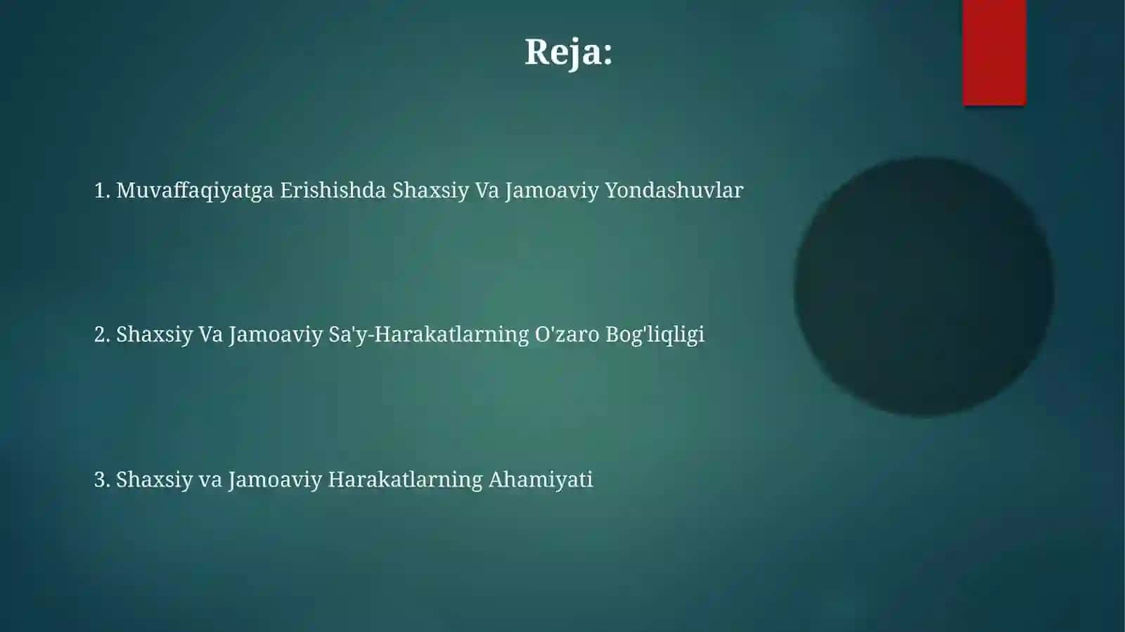 Muvaffaqiyatga Erishishda Shaxsiy Va Jamoaviy Yondashuvlar 2