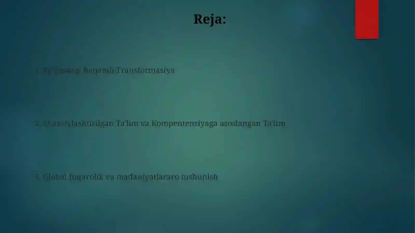 XXI ASR JAHON TA‘LIM TIZIMIDAGI GLOBAL TENDENSIYALAR 2